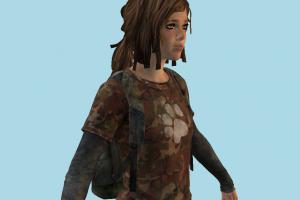 Ellie Dust ellie, tlou, the_last_of_us, girl, female, woman, lady, people, human, character, teen, teenager, young, cute